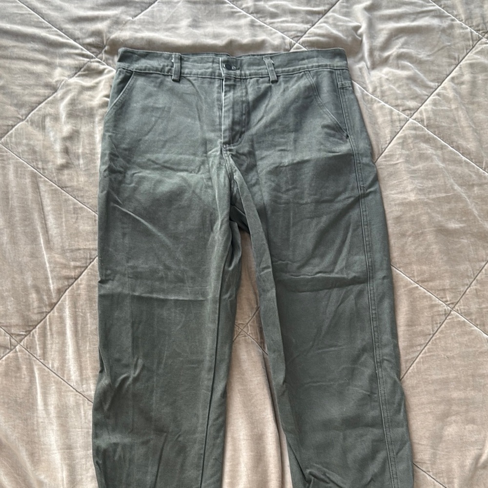 Bricks & Wood Green Chinos Cotton Blend